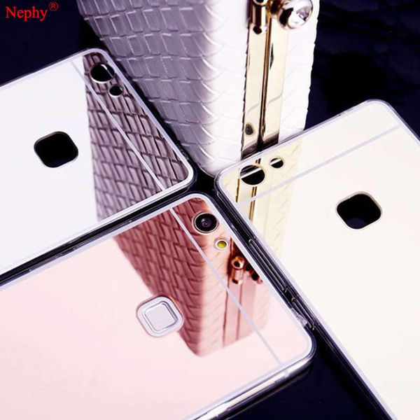 

nephy - suitable for mobile, ultra-thin, tpu, huawei p8, p9, p10, p20 lite plus, mate 8, 9, 10 pro, gr3, soft silicon mirror cover