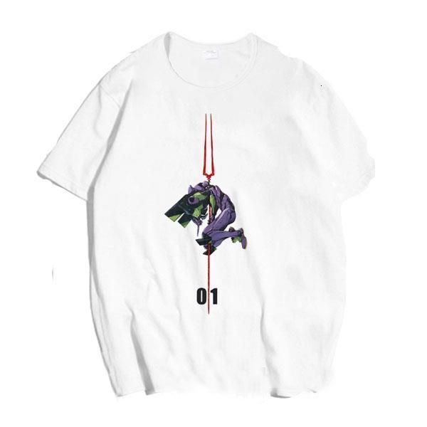 

новая футболка eva костюм футболки eva evangelion-01 tee top unisex tops hanako kun nene t foots drop draw, White;black