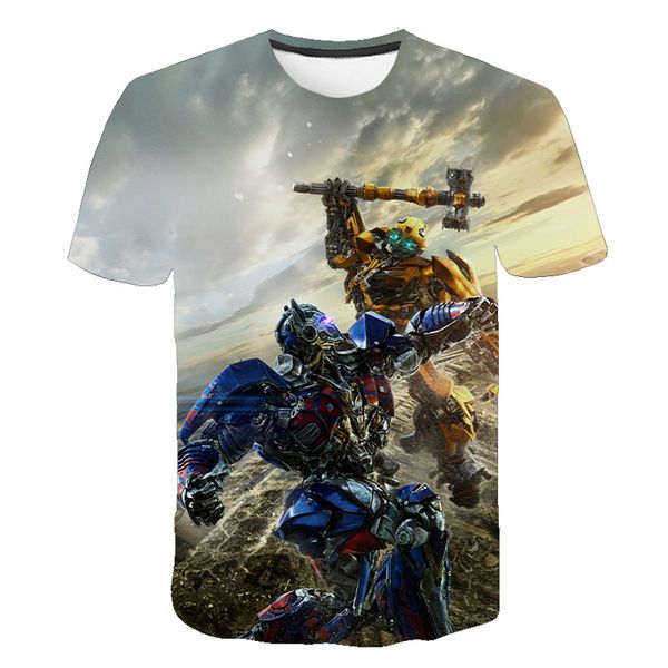 

transformers optimus prime short sleeved male/female 3d print shirts oversized plus size graphic men clothing