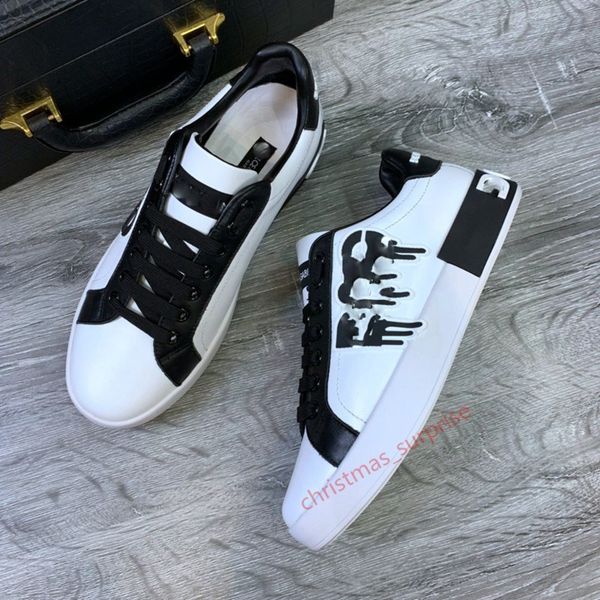 

marca design sneaker casual luxurys design shoe low leather sneakers walking for both men and women by shoes, Black