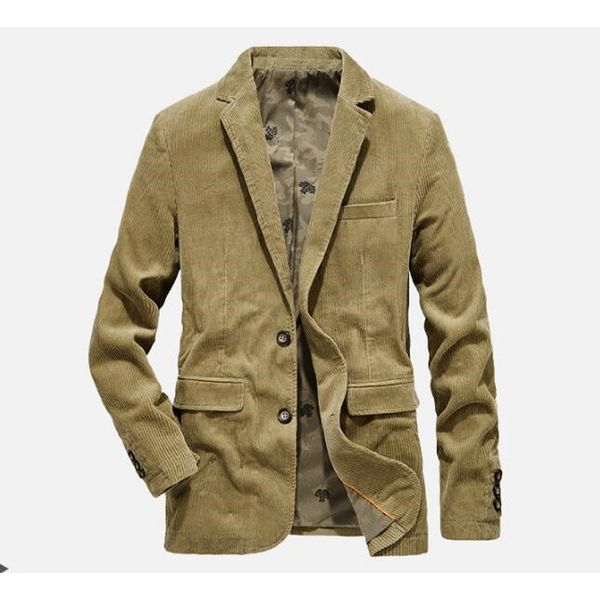 

2021 new corduroy suits outerwear casual male suit fine fitting men's blazer jacket telx, White;black