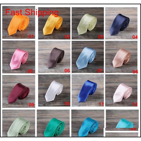 

solid neck tie 50styles skinny men polyester colorful 5cm*145cm classic men handmade neck ties skinny wedding par qylxlt nana_shop, Blue;purple