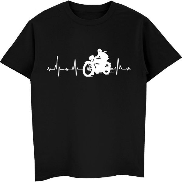 

fashion motorbike cycle biker heartbeat . 4xl 5xl vintage bikes tees short sleeve hip hop hooded sweatshirt hoodie men t shirt