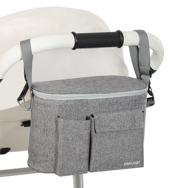 

large baby stroller organizer bag cartoon travel bottle holder outdoor nappy diaper storage hanging bag car stroller accessories 201021