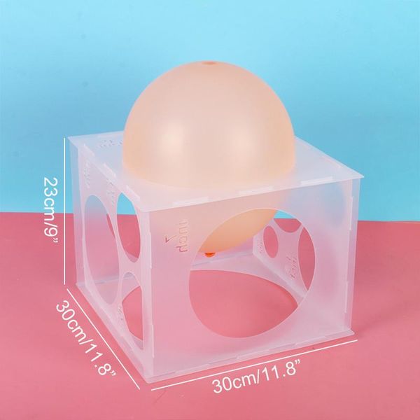 

11holes 10 2inch balloons size measure box birthday party decorations kids balloon accessories ballon size test box baloon tool wmtqdd