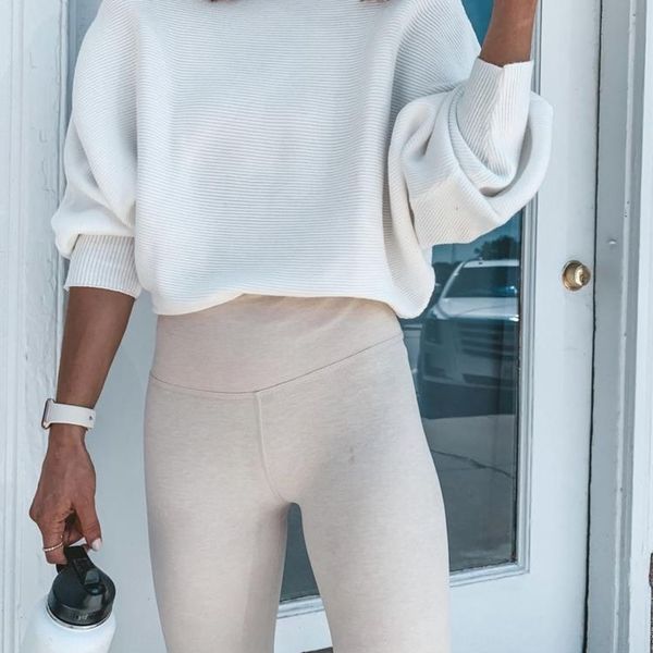 

женская новый пуловер вязаный свитер свободный битой рукав женщин в новый пуловер вязаный свитер свободный top верхней битой рукав drwar, White;black