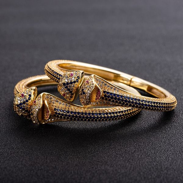 

european and american serpentine rings with diamond-plated-plated adjustable open lady bracelet, Golden;silver