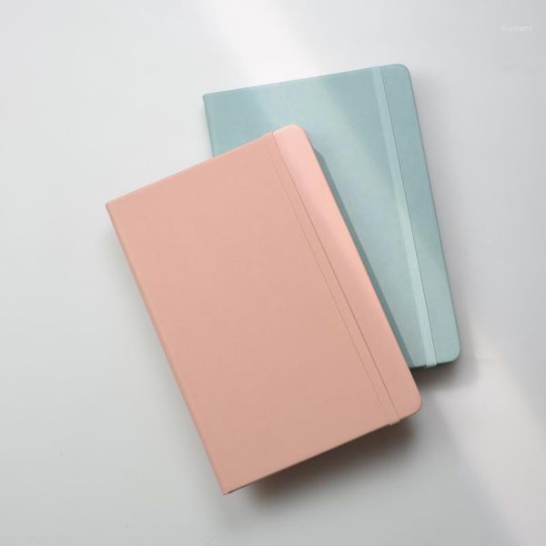 

notepads a5 hard cover simple diary plain notebook blank journal1, Purple;pink