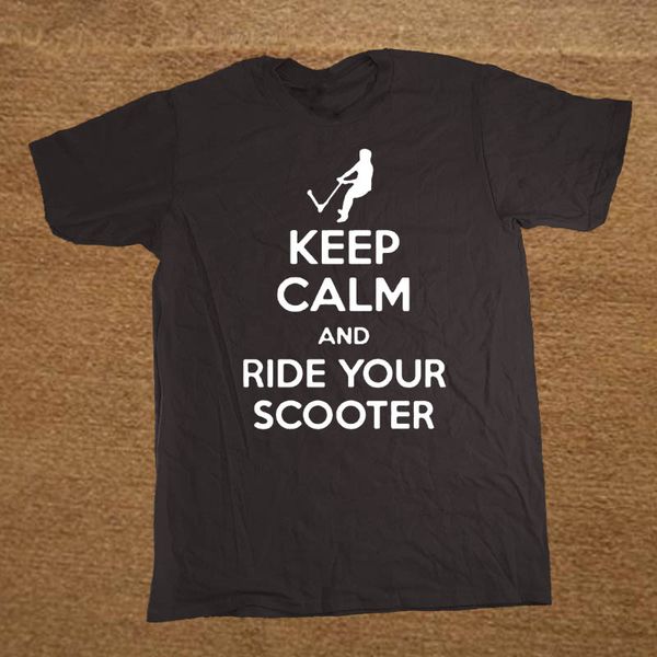 

brand keep calm and your scooter push kick funny t shirt tshirt men short sleeve t shirt camiseta sport hooded sweatshirt hoodie