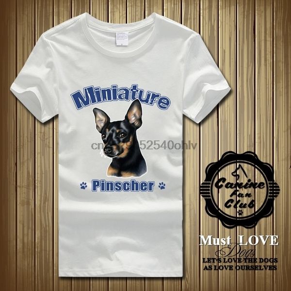 

sport miniature pinscher dog puppy t-shirt for men women children man woman child