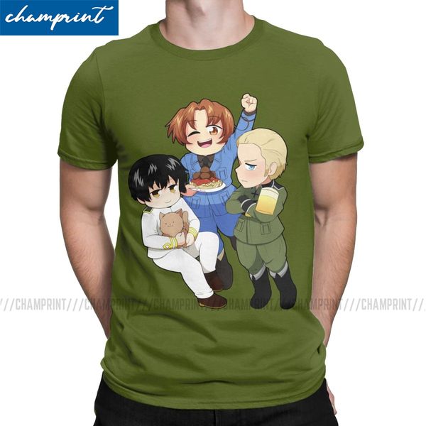 

axis powers hetalia anime men's aph world fashion tees short sleeve round neck big size clothing sport hooded sweatshirt hoodie men t s