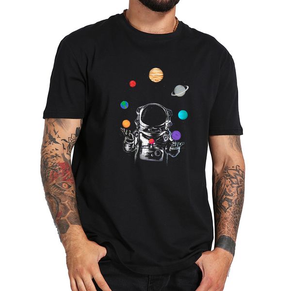 

eu size astronaut play the planet as the magic fashionable summer comfortable breathable tee shirt sport hooded sweatshirt hoodie