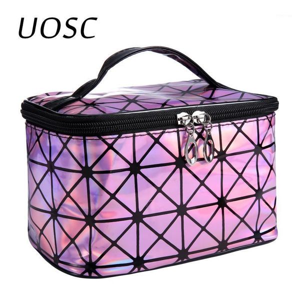 

uosc multifunctional cosmetic bag women leather travel make up necessaries organizer zipper makeup case pouch toiletry kit bags1
