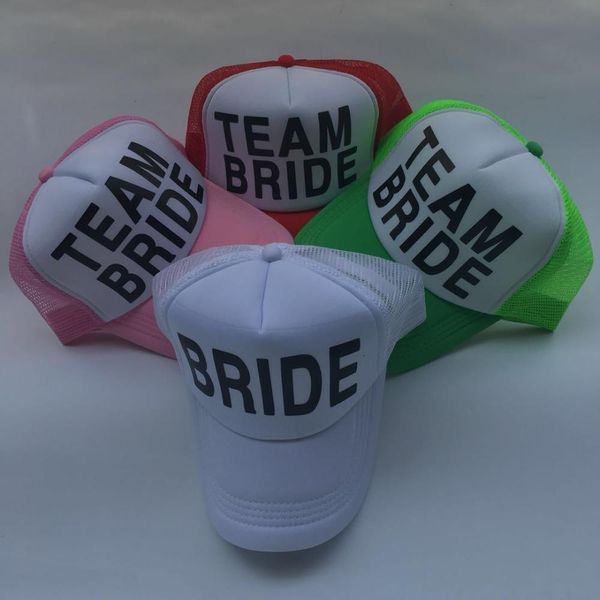 

бейсболка bride to be bride команда bachelorette шляпа клуб cap женщины свадьбы trucker caps белого неон лето сетка мужчина hat jllgxw light, Black;white