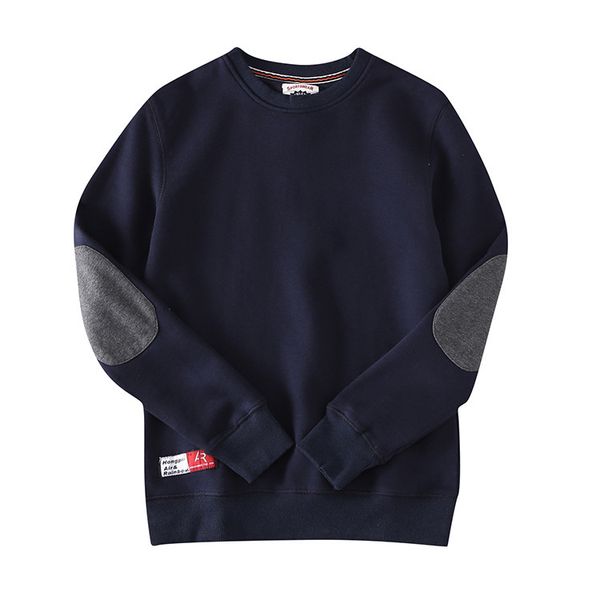 

mens designer sweatshirts pullover fashion solid color sweatshirts mens long sleeve thin sweatshirts hip hop asian size s-2xl, Black