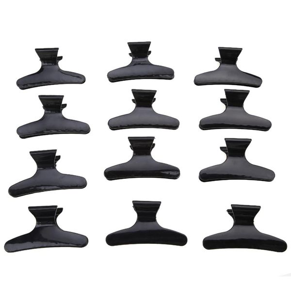 

6 12pcs headwear shower hair claw butterfly holding hair clip clamps care hairpins pro salon hair hairdressing styling tool yxlsrf xhhair