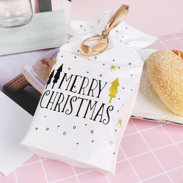 

christmas decorations 6/12pcs merry gift bag cookie candy snowflake crisp handmade soap drawstring party year gifts1