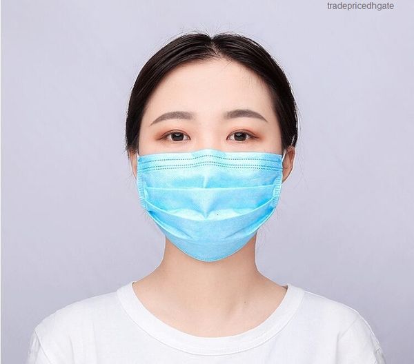 

factory wholesales protective 3 50 layer spot 1 masks non woven plus meltblown cloth dust and haze#530
