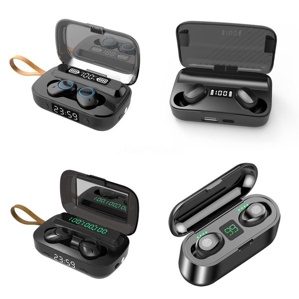 

f9-5 f9-5c f9-10 e6s mini tws wireless earbuds headphone hifi sound bluetooth 5.0 with dual mic led display earphones auto pairing headse#27