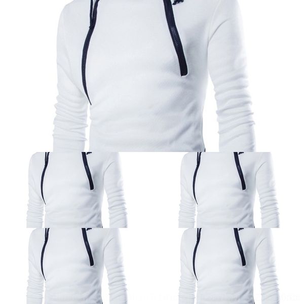 

2dajb весна и новый zipperwool мода карман в юбке двойного молния кардиган флис осень zippercontrast цвет с капюшоном пальто европейского ра, Black