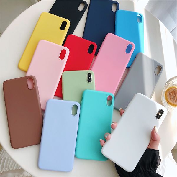 

matte case for samsung galaxy s8 s9 s10 5g lite plus s6 s7 edge note 8 9 10 silicone soft cover