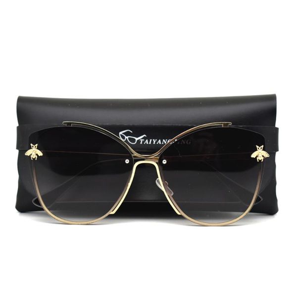 

sunglasses 2021 vintage brand designer cat eye women retro gradient black sun glasses for men shades female sunglass uv400, White;black