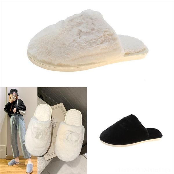 

rr0lt shoes penguin slippers winter warm soft plush home floor at cute plush ball house cartoon plush toy gift slipper, Black