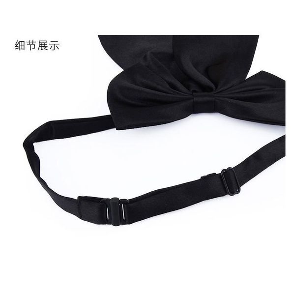

bow tie for women high school girl student cosplay uniform formal suit accessories cravat butterfly knot stri qylqvt, Black;gray