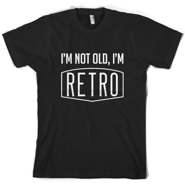 

i'm not old i'm retro mens t shirt 10 colours birthday present funny print t shirt mens short sleeve sport hooded sweatshirt hood
