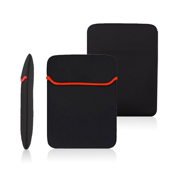 Universal Soft Tablet Finer Sleeve Bolsa para Kindle Case para iPad Mini 1/2/3/4 Air 1/2 Pro 9.7 Cubra Sacos Impermeáveis