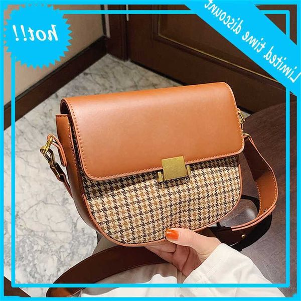 

elegant grid crossbody messenger bags for women 2021 new shoulder handbags female luxury designer purses travel high quality