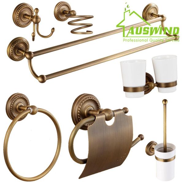 

european bronze bathroom accessories hair dryer rack bathroom hardware tissue box towel bar cup shelf bbyeif lipper