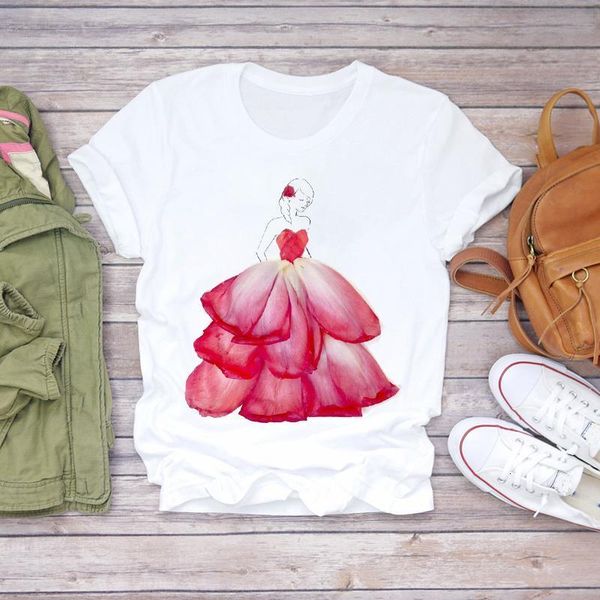 

womens t-shirts cartoon kawaii tumblr fashion floral ladies lady floral women print ladies t graphic female tee t-shirt, White