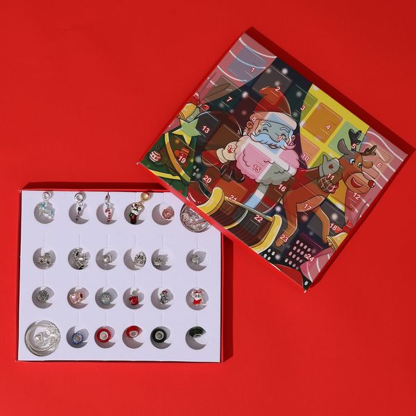

2020 new christmas accessories children's gift box countdown calendar gift box diy bracelet accessories set ing