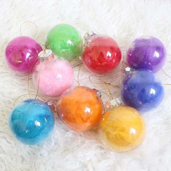 

christmas decorations home tree pendant transparent ball shape letters decoration window hunging year ornament1
