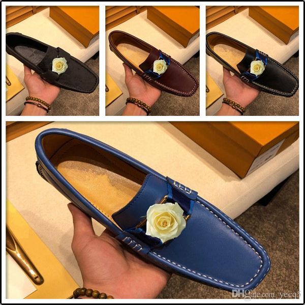 

bs fashion low men loafers soft moccasins slip on flats lazy casual shoes non slip man driving shoes male single shoes 22, Black