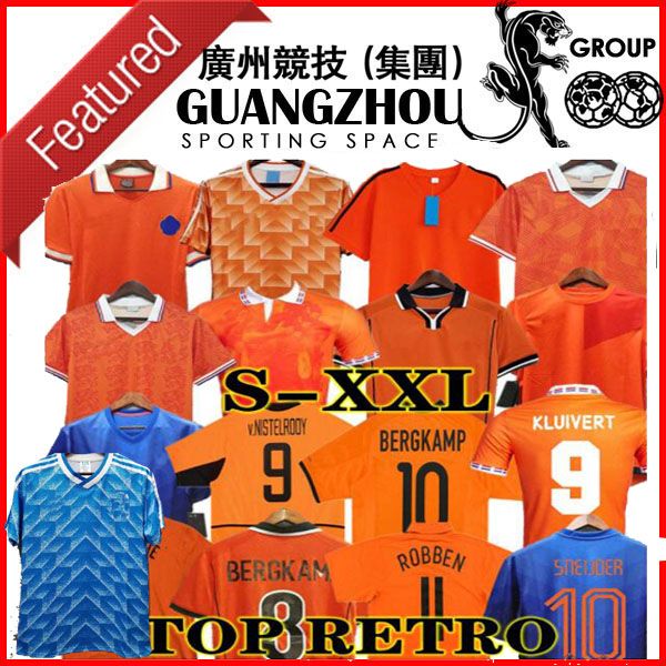 

retro 1988 netherlands soccer jersey 2012 van basten 2000 2002 1998 1994 holland 2010 football shirts bergkamp 1996 gullit sneijder davids, Black;yellow