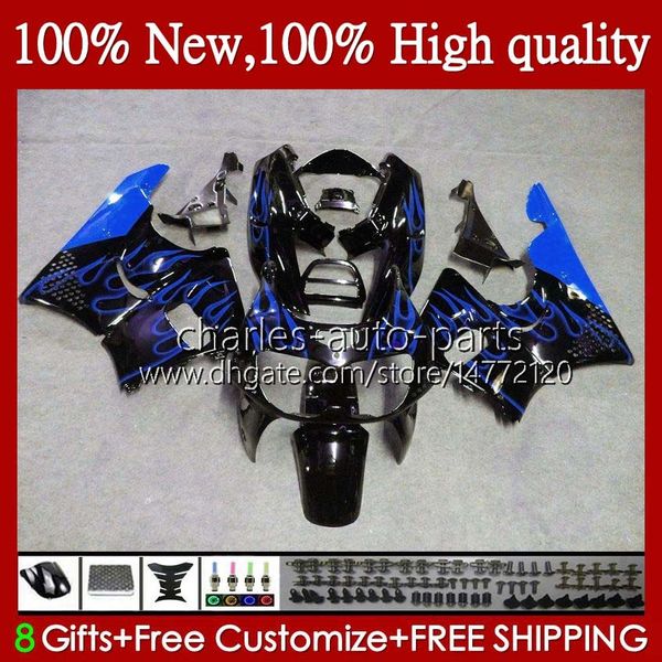 Corpo per HONDA CBR900 fiamme blu CBR893 CBR 900 893 RR 94 95 1996 1997 95HC.119 CBR 893RR 900RR CBR900RR CBR893RR 1994 1995 96 97 Carenatura