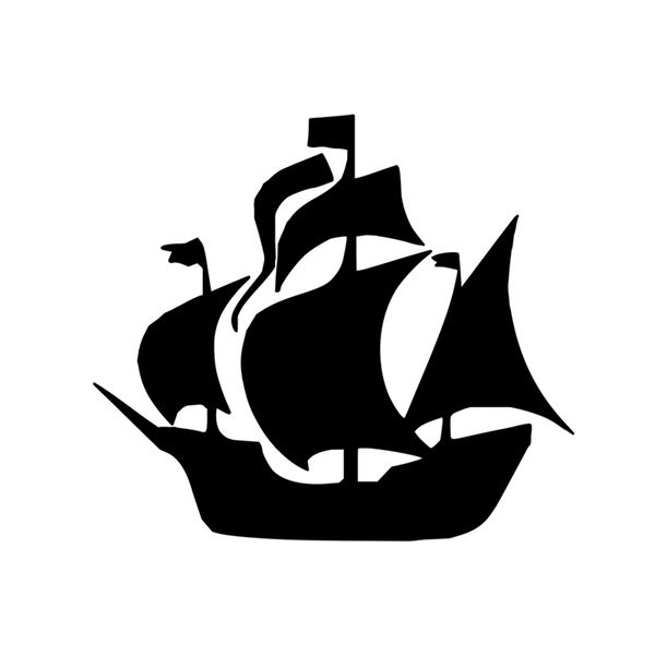

12*10.7cm coolest pirate ship ocean sailor car sticker vinyl graphic c16-1125