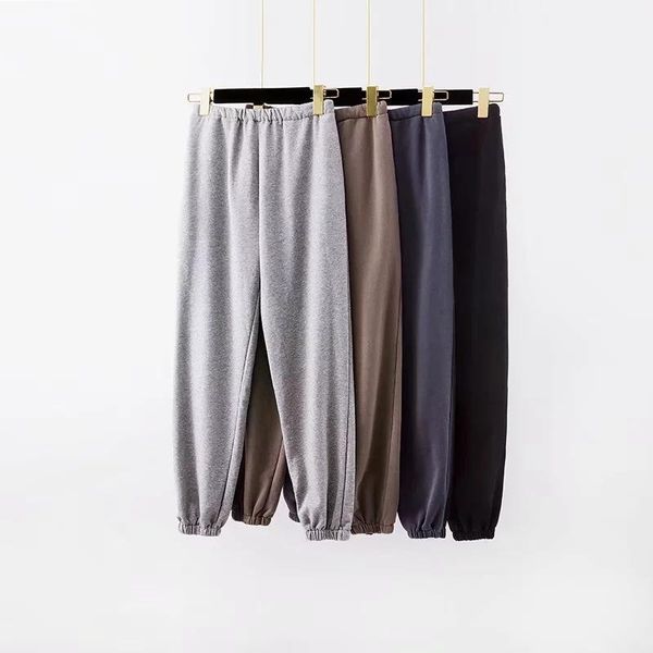 

women's pants & capris loose fashion womens jogging cargo trousers high elastic wasit gray sweatpants clothes1, Black;white