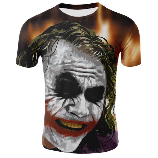 

summer face fun and 3d print shirts hentai plus size anime men clothing