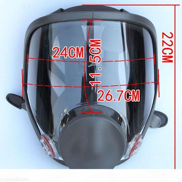 

6800 full 7 mask in face 1 gas mask for organic acid gas protection smear chemical spray formaldehyde mask gas activated carbon