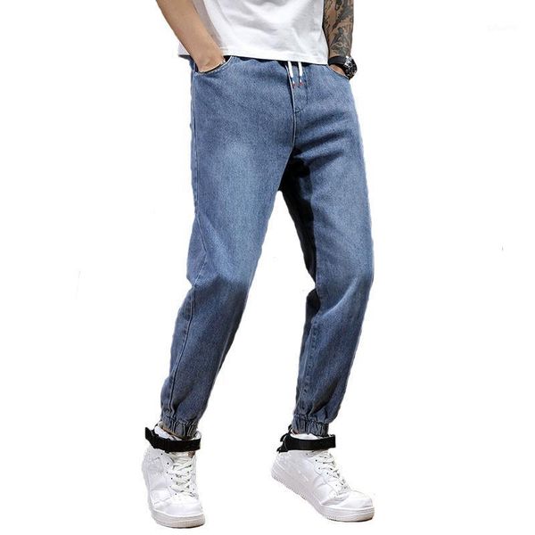 

men harem jeans1, Blue
