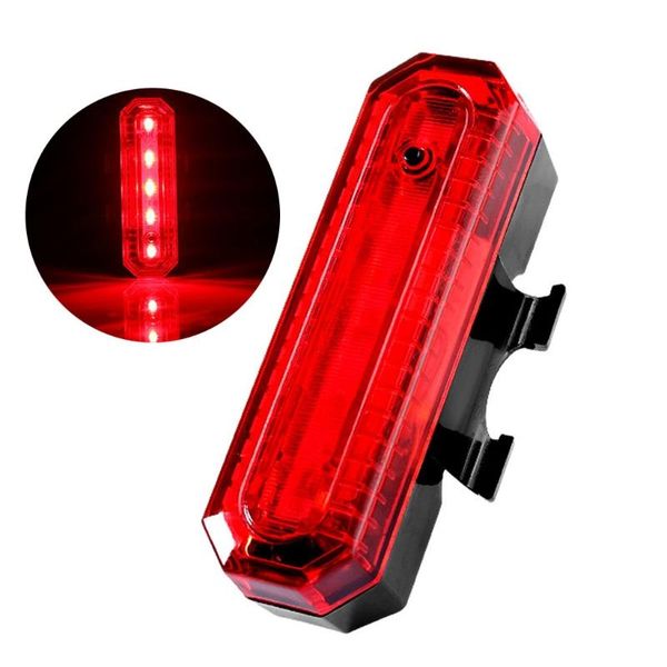 

rechargeable bike tail light waterproof cycling warning rear lights usb outdoor