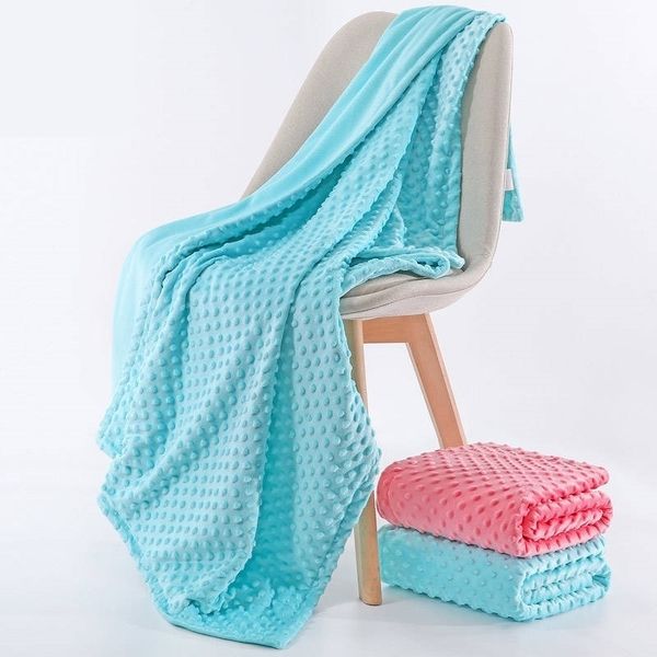 

baby bedding blanket infant sleep appease blanket with dot polyester fiber quilt stroller cover soft bath towel blanket lj201105