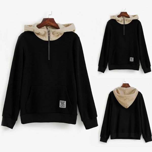 

autumn winter fashion women sweatshirt long-sleeved casual hoodie harajuku cute hoodie sudaderas mujer 20191, Black