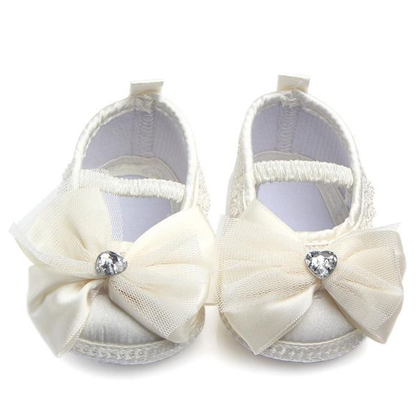 

first walkers fashion bow baby infant shoes girls anti-slip soft sole prewalker christening baptism zapatillas silk