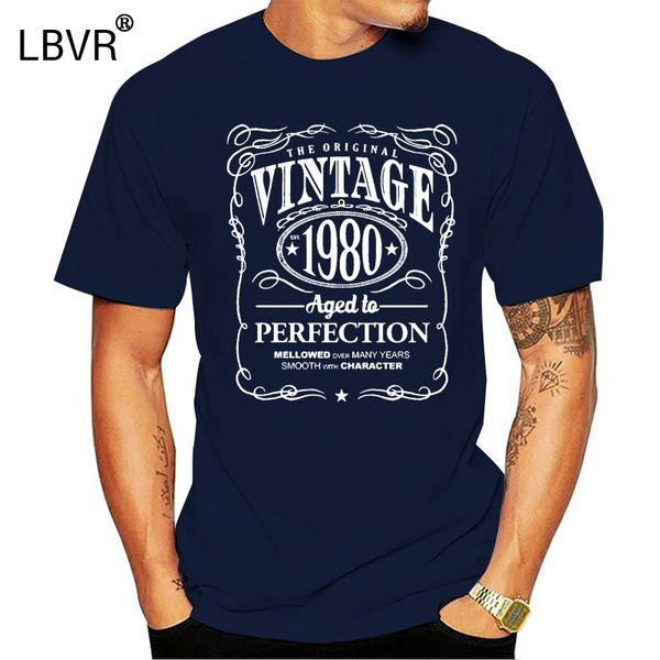 

vintage 1980 aged to perfection mens birthday gift for him dad grandad mans unique short sleeves hoodie designers t shirts sweatshirt