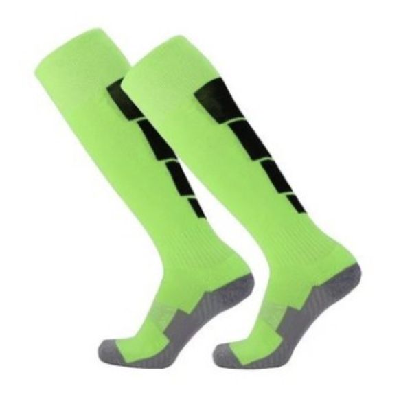 Fußballsocken, Sport-Kniestrümpfe über der Wade, Kompression, sportlich, für Herren und Damen, Lauftraining, Fußball, Verdickung, warm halten