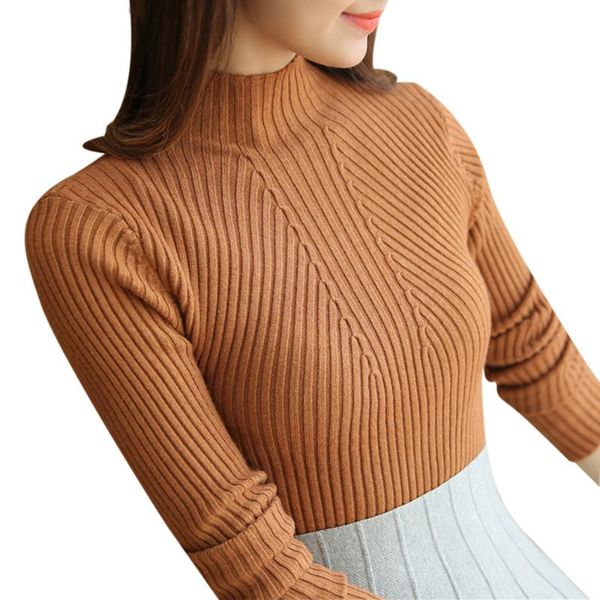 

women's sweaters turtleneck sweater women fashion 2021 autumn winter black knitted pullovers long sleeve jumper pull femme clothing, White;black